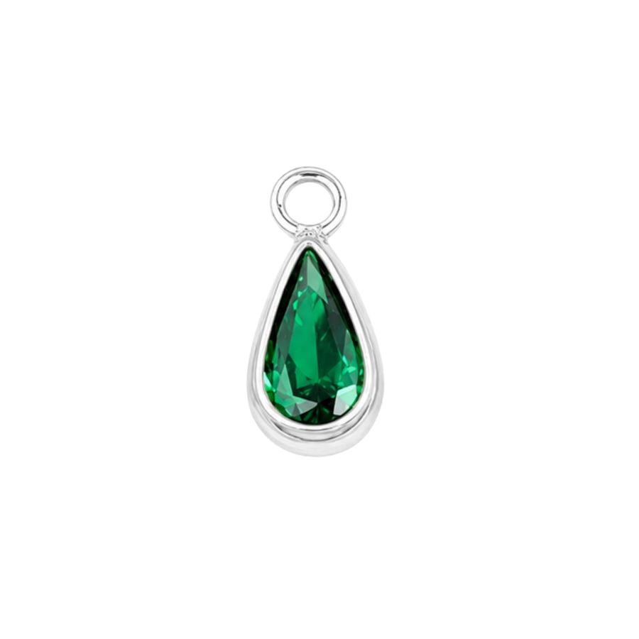 Silver May Birthstone (Teardrop)