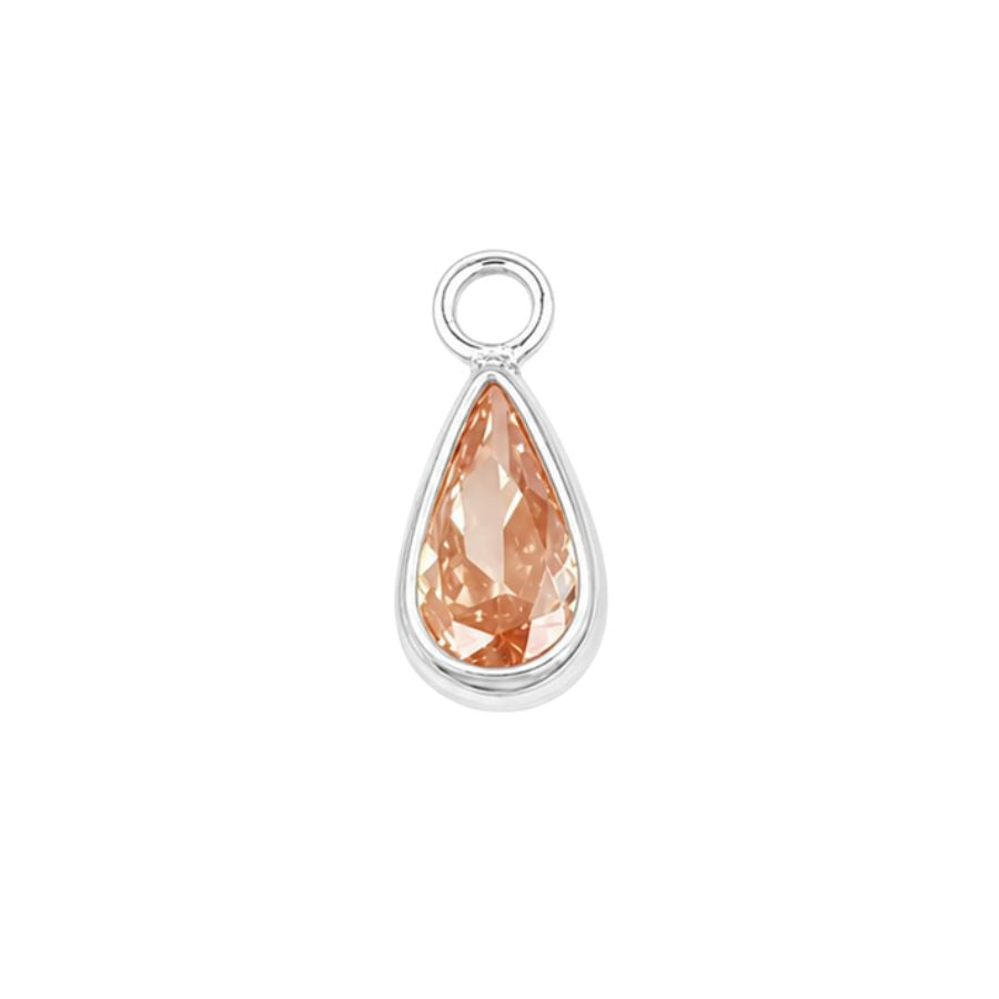 Silver November Birthstone (Teardrop)