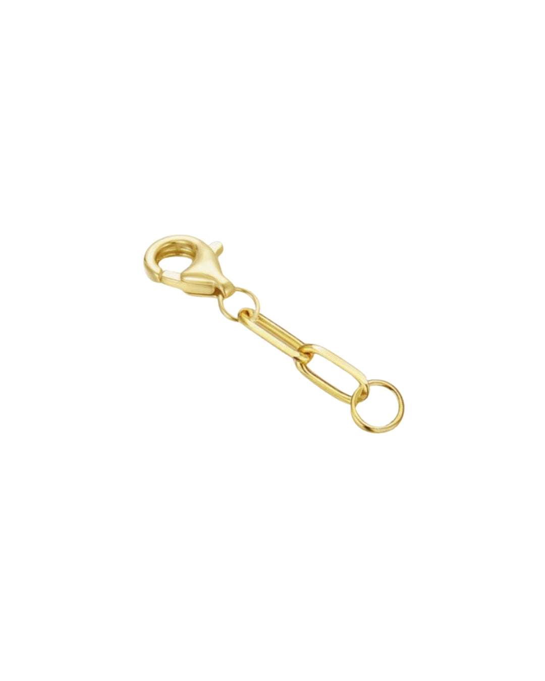 Romyli 2cm Pendant Connector in paperclip style with clasp, designed for layering and swapping pendants