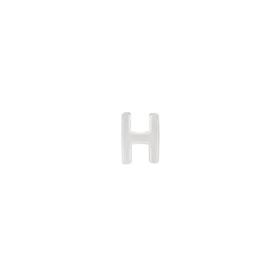 Silver Letter H