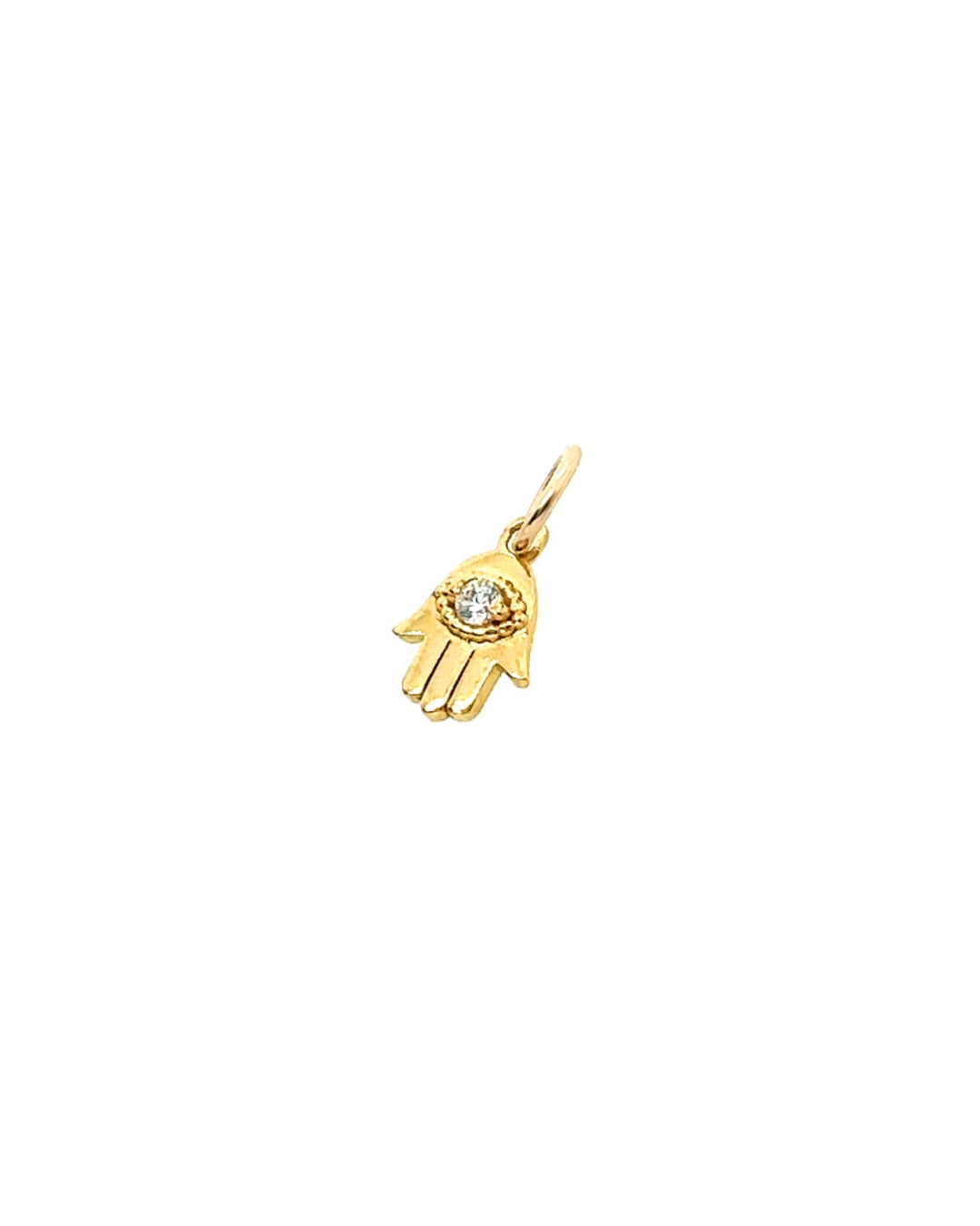 14k gold fill hamsa evil eye protection talisman necklace pendant charm
