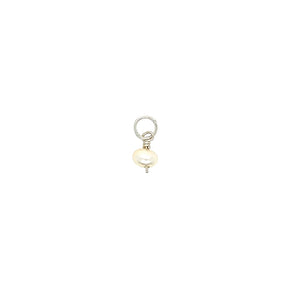 Silver Mini Pearl Earring Charm