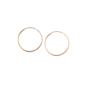 Solid Gold Small Infinity Hoop (16mm)
