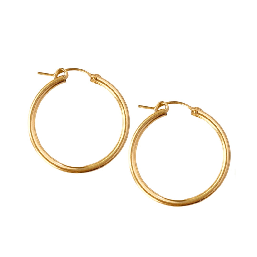Classic Large Euro Hoops (27mm)