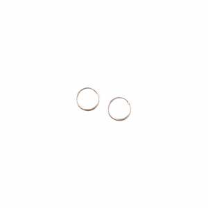 Silver Mini Infinity Hoop (14mm)